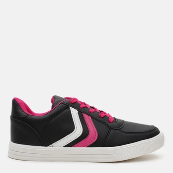Женские кеды низкие FX shoes 17146-1 Classic Black Pink 39 Черные (2820000001481)