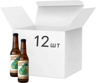 Упаковка сидра Holiday Brewery Sweet Pear полусладкий 5.5% 0.33 л х 12 шт (4820228660055)