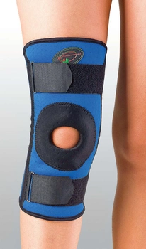 Бандаж для сильної фіксації коліна ДО-1ТМ Reabilitimed Синій Розмір XL 45-50 см
