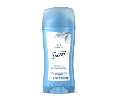 Дезодорант антиперспірант Secret Unscented без запаху стік жіночий 73 г