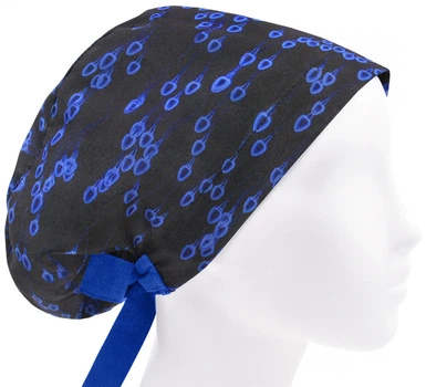 Медицинская шапочка женская HeadwearUniverse универсальная принт сперматозоиды