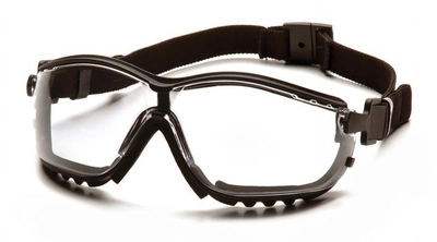 Баллистические очки с уплотнителем и диоптрической вставкой Pyramex V2G прозрачные