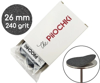 Сменные файлы для подо-диска ThePilochki 26 мм 240 грит без МП Черные 50 шт (00235)