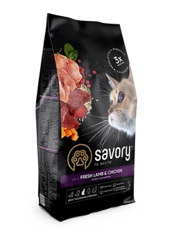 Сухой корм Savory Fresh Lamb & Сhicken для кастрированных котов с мясом ягненка и курицы 2 кг