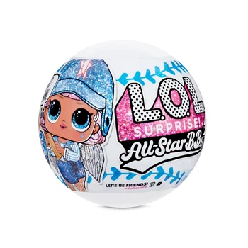 Игровой набор с куклой LOL Surprise All-Star B.B.s series 1 (MGA Entertainment) ЛОЛ Сюрпрайз Бейсбол Спортивная команда (570370)