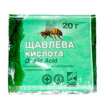 Щавлева кислота для БДЖІЛ проти вароатозу Реагент 20 г