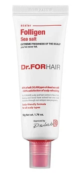 Пілінг для шкіри голови з частинками із солі мертвого моря Dr.Forhair Sea Salt Scaler 50 мл