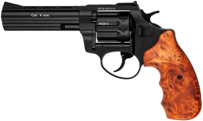 Револьвер под патрон Флобера Stalker S 4.5 "Wood" (силуминовый барабан)