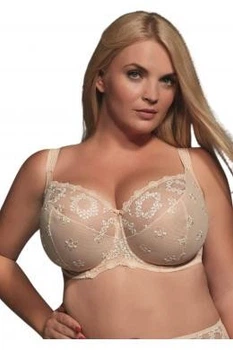 Бюстгальтер с мягкой чашкой Kris Line Fortuna Coffe Brasoft L1100 CO 85D кофе с молоком