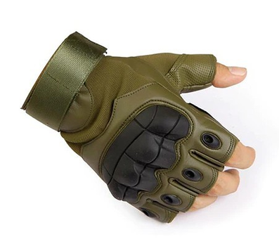 Тактические перчатки беспалые (велоперчатки, мотоперчатки) Maco Gear P10