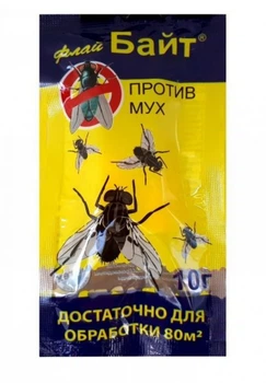 Інсектицид від мух Bayer Flybait (Флайбайт), пакетик 10 г