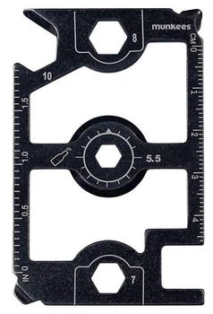 Munkees 2540 брелок-мультиинструмент Tool Football Field black