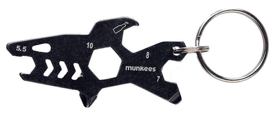 Munkees 2537 брелок-мультиинструмент Tool Shark black