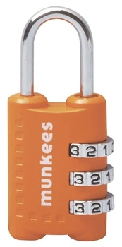 Munkees 3604 брелок-замок Combi Lock 1 orange