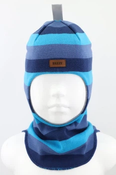 Шапка шолом дитяча для хлопчика Beezy весна - осінь 1514-36-22 Лицар нар. 0 (44-46 см)
