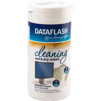 Салфетки DataFlash for TFT/PDA/LCD tub-100-pac (50+50) (DF1511)