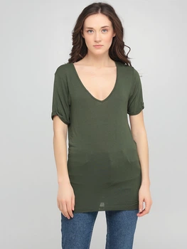 Летняя футболка ASOS ASJ020819-1 XS (67042XS) Оливковый
