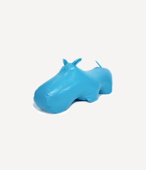 Крісло мішок Бегемот HIPPO-73 BIG YETI Кожзам преміум блакитний XL (H73)