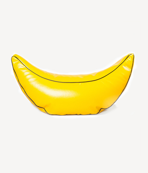 Крісло мішок Банан BANANA-60 BIG YETI Кожзам преміум жовтий XXXL (B60)