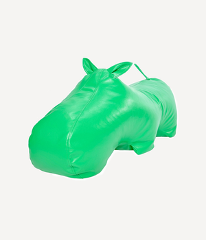 Крісло мішок Бегемот HIPPO-75 BIG YETI Кожзам преміум зелений XXXL (H75)