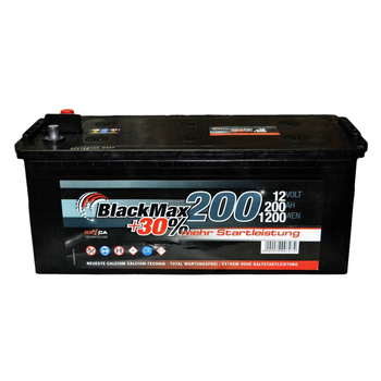 Аккумулятор автомобильный BlackMax 200Ah боковая(+/-) (BТ5078)