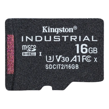 Карта памяти Kingston 16GB microSDHC Industrial C10 A1 pSL C Card Single Pack w/o Adapter SDCIT2/16GBSP (SDCIT2/16GBSP)