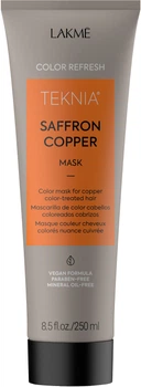Maska do włosów Lakme Teknia Color Refresh Saffron odnawiająca kolor miedzianych odcieni 250 ml (8429421442626)