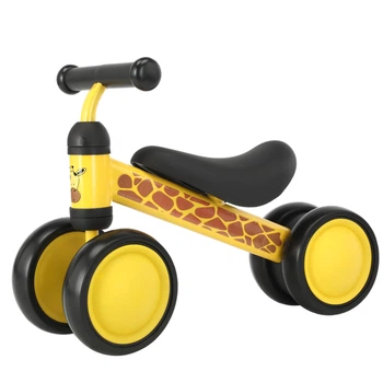 Беговел четырехколесный TILLY Goody T-212525 Giraffe Желтый со стальной конструкцией и EVA колесами 15 см