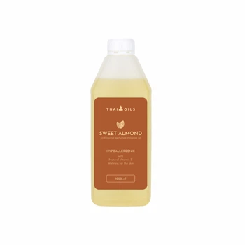 Профессиональное кокосовое массажное масло «Thai Oils» «Sweet almond» 1000 ml
