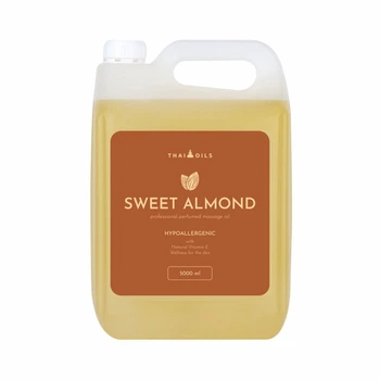 Профессиональное кокосовое массажное масло «Thai Oils» «Sweet almond» 5000 ml