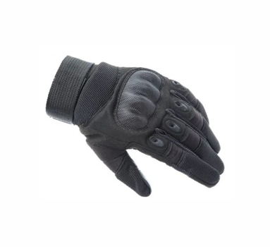 Закрытые тактические перчатки Черные Размер L (2105224212)