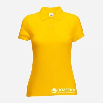 Поло жіноче Fruit of the loom Lady-Fit 65/35 Polo 063 212 034 M Жовте (5000000001118)