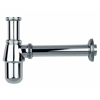 Сифон для умывальника HANSGROHE HANSGROHE колбовый латунь впуск 1 1/4" хром 52010000