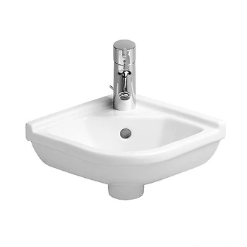 Умывальник врезной DURAVIT Starck 3 на столешницу 430x380x160мм угловой белый 0752440000
