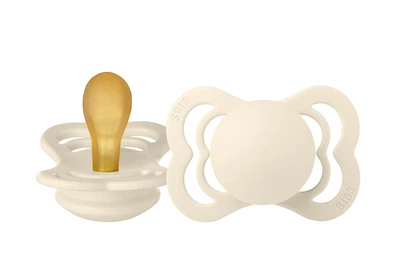 Ортодонтична пустушка BIBS Supreme Latex Ivory 0-6 міс. розмір 1