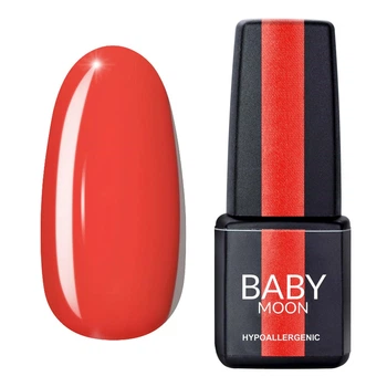 Гель лак Baby Moon Red Chic Gel polish №009 оранжево-красный 6 мл ( 5908254000966 )