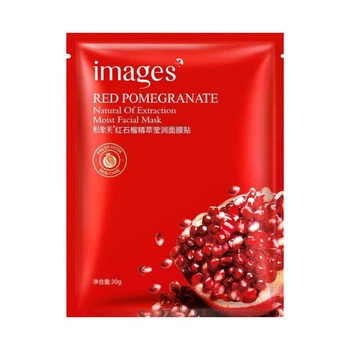 Маска тканинна IMAGES Moist Facial Mask Red Pomegranate
