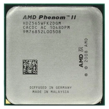 Процессор AMD PHENOM II 565 BLACK EDITION ( 2 ЯДРА, 3.4GHz, sAM3 / AM2+, ) Tray ( HDZ565WFK2DGM ) Б/У