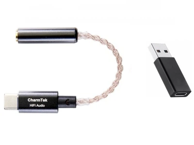 Усилитель для наушников BauTech CharmTek HIFI DAC USB Type-C 3,5 мм Nexus CX31993 Черный (1010-997-00)