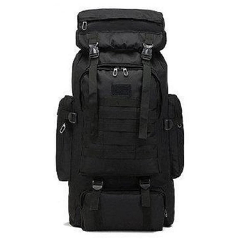 Тактичний рюкзак L01 70 л, чорний