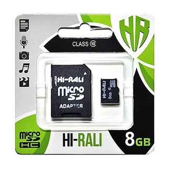 Карта памяти Hi-Rali MicroSDHC 8GB class 10