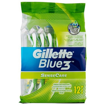 Станок для гоління Gillette Blue 3 Sensitive 12 шт (7702018490196)