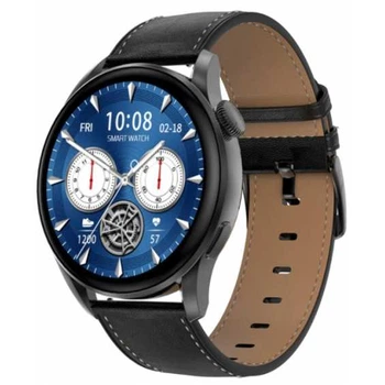 Смарт-часы Smart Watch DT3 Leather Black
