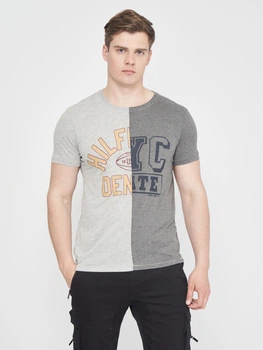 Футболка бавовняна довга чоловіча Tommy Hilfiger 10885 S (44) Сіра
