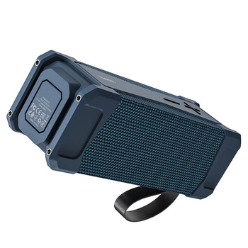 Беспроводная портативная Bluetooth колонка Hoco HC6 (BT, FM, TF card, USB flash drive, AUX, TWS) - Синий