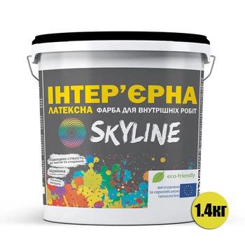Краска акриловая Интерьерная Латексная SkyLine 1,4 кг