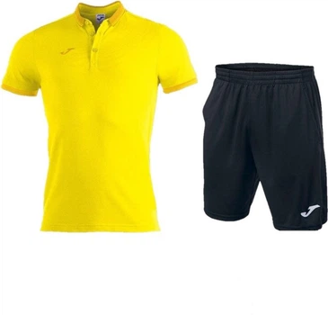 Комплект летний Joma BALLI II (поло + шорты) №1 желтый M 100748.900_100438.100
