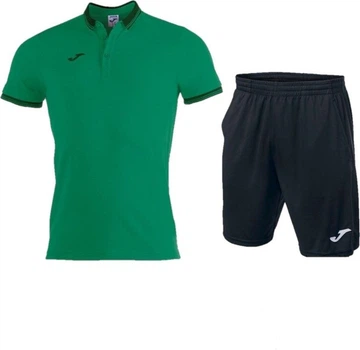 Комплект летний Joma BALLI II (поло + шорты) №6 зеленый M 100748.450_100438.100