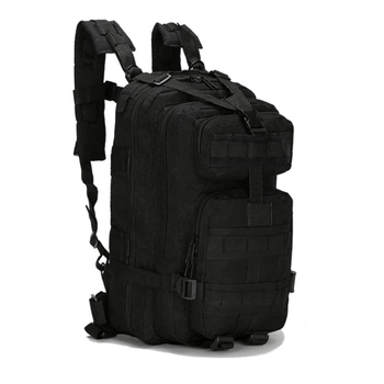 Військовий тактичний штурмовий рюкзак Defcon 5 на 25 літрів "NP-9" Чорний
