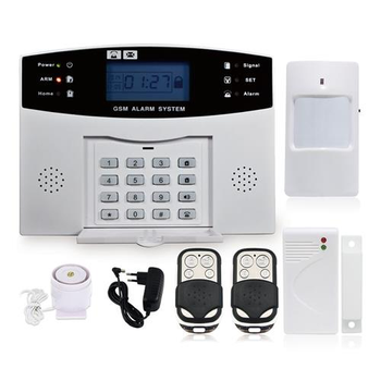 Комплект сигнализации GSM Alarm System PG500 plus Черный с белым